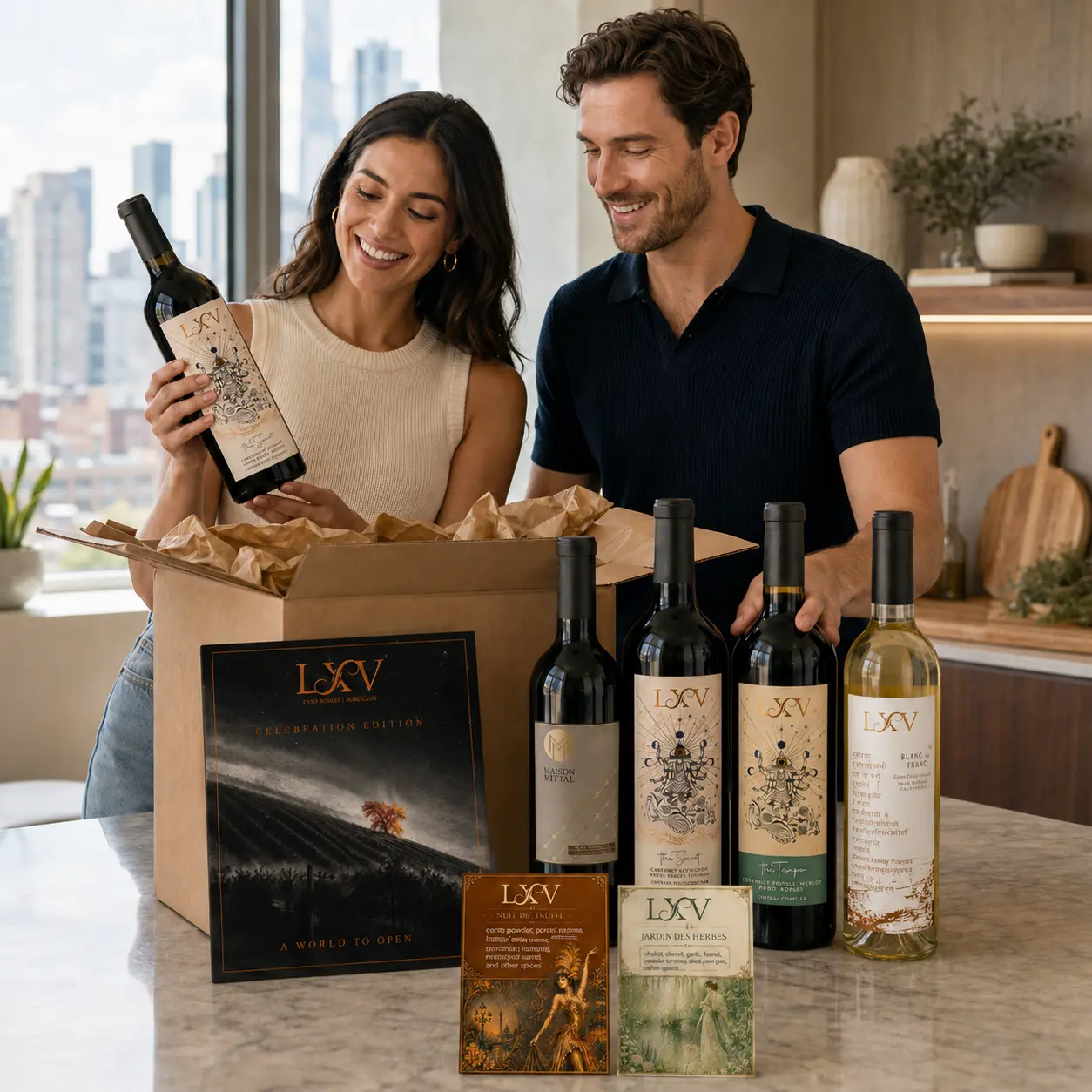 LXV Wine Club wines, spices and recipes