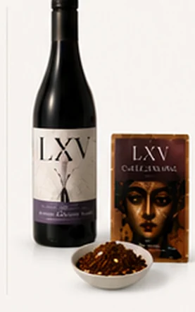 LXV Reserve Cabernet Franc with its paired Caf&eacute; Carnaval spice blend