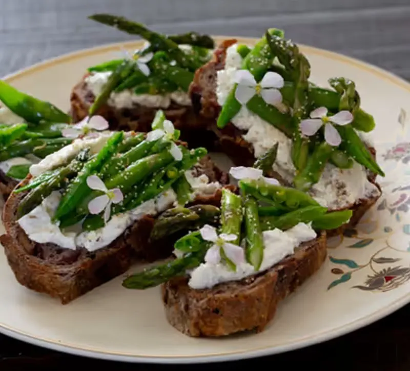 Khmeli Suneli: Labneh With Spring Vegetables Recipe