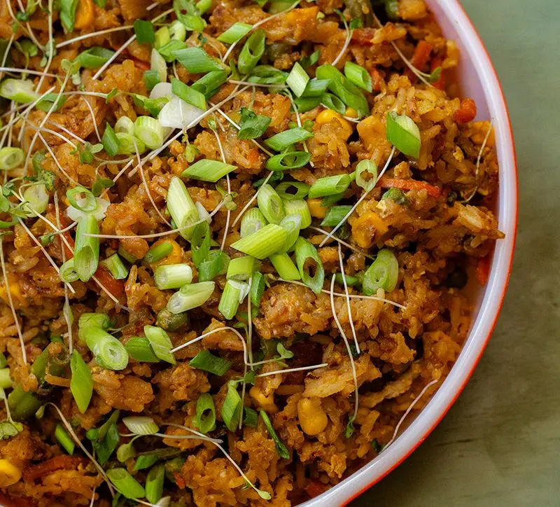 Mystic Orient: Indian Kimchi Fried Rice Recipe