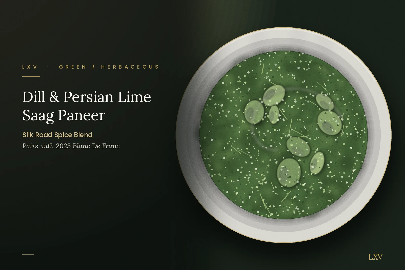 Silk Road: Dill & Persian Lime Saag Paneer