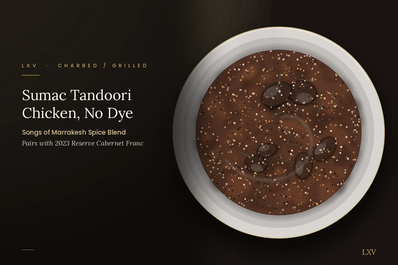 Songs of Marrakesh: Sumac Tandoori Chicken, No Dye