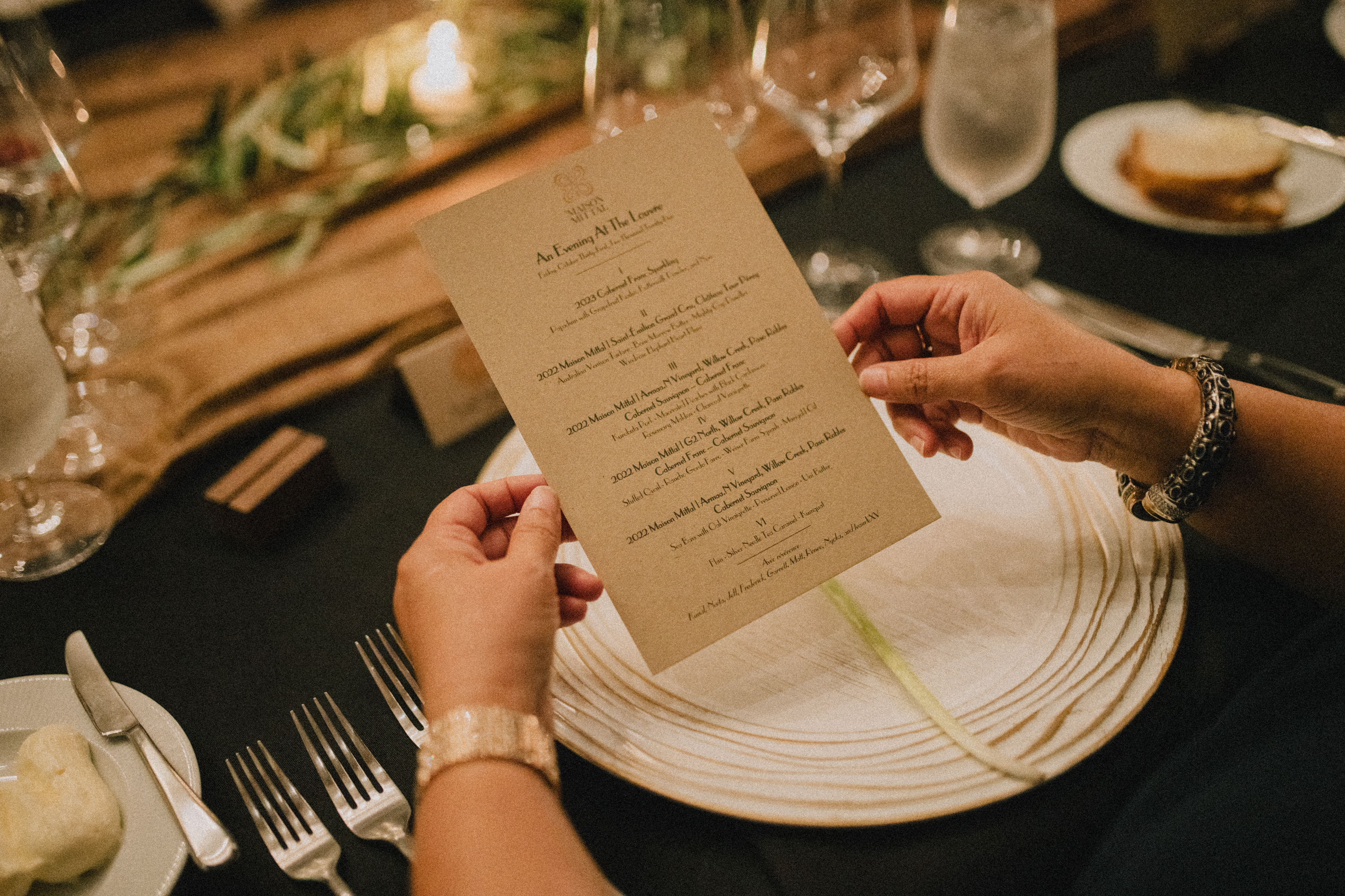 DINNER AT EMRE, PASO ROBLES, WITH LXV WINE HOUSE - WINES AND COGNAC