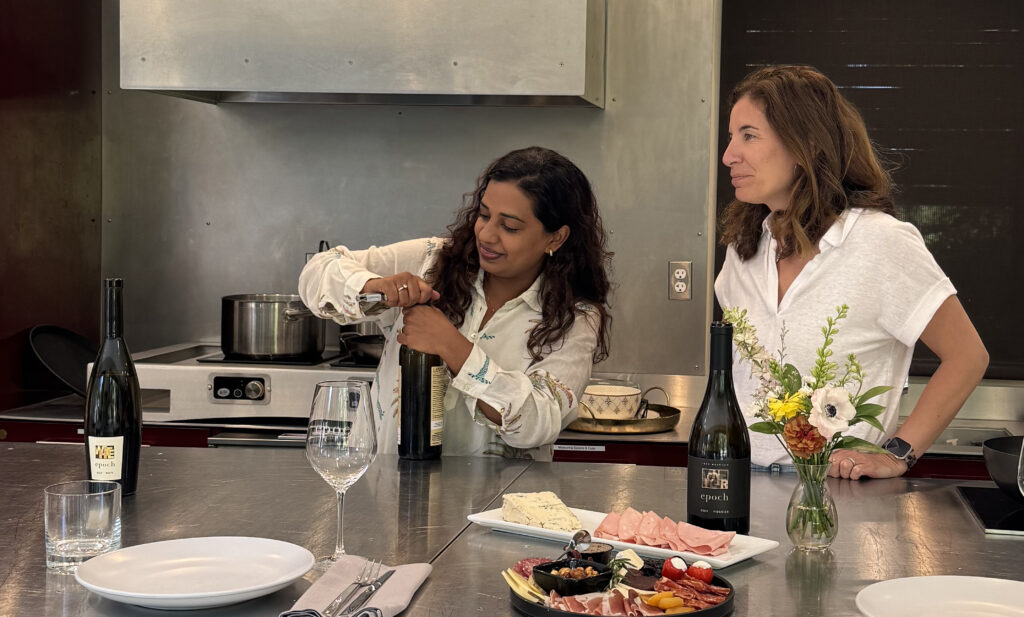 The Viognier Made Me Do It Neeta pairs the LXV Sauvignon Blanc