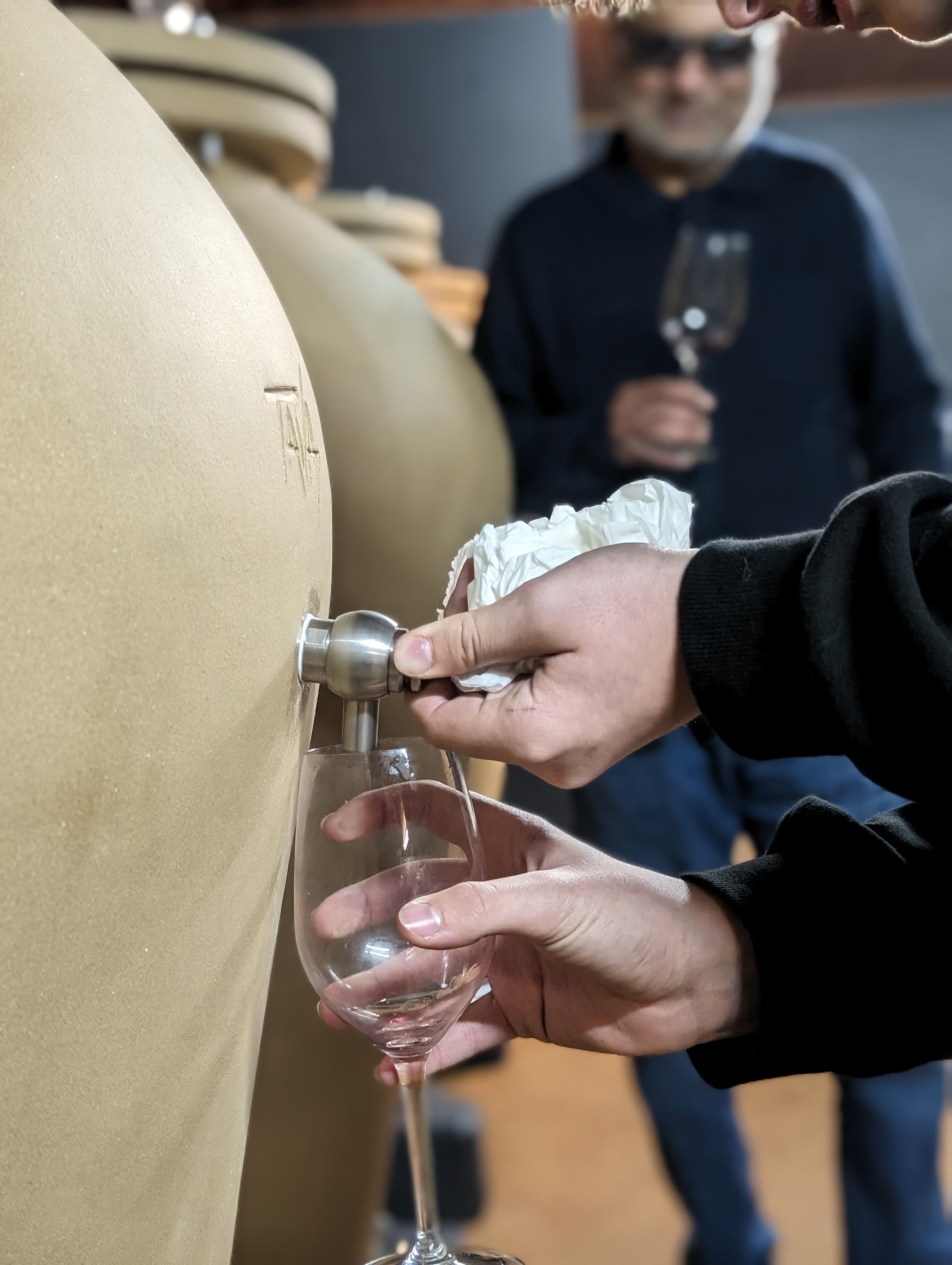 Maison Mittal Bordeaux Amphora Wine Tasting