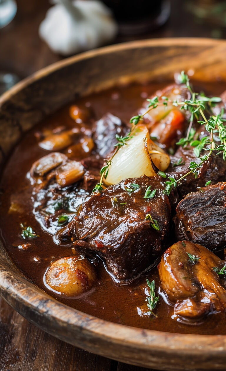 Beef Bourguignon with Black Cardamom